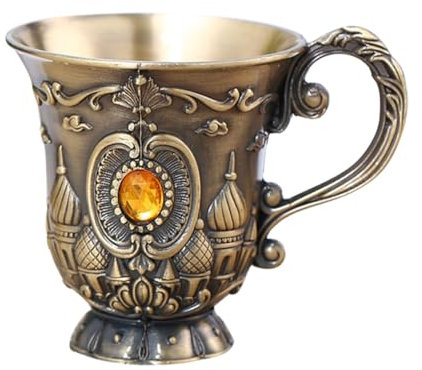 OFFSCH 1 Pieza Vino Metal Vintage Fiestas Cáliz de Vino Decorativo Celebraciones y