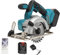 220V Cordless Circular Saws 4000RPM Electric Saw with 4.0Ah Lithium-Ion Battery Wood Saw Adjustable Cutting Angle 0-45° Mini Circular Saws with Safety Lock, Blade 125Mm, Charger