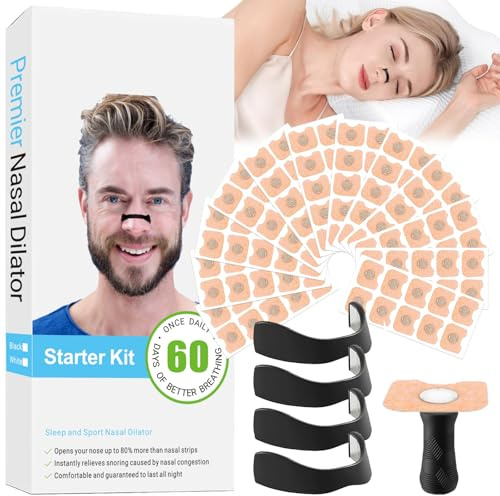 120 Count Magnetic Nose Strip – Jsutkya Nose Magnet for Breathing, Magnetic Nasal Strips for Men and Women, Breathe Smoothly with Nose Magnets, Reduce Snoring, Improve Sleep Quality (Black)