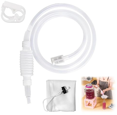 Wine Lifter Brew Sifone Tubo in Silicone Alimentare, 2 m sifone per birra, tubo morbido, strumento per la produzione di vino, riutilizzabile, sifone per infusione, sifone per sifone e tubo