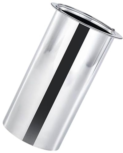 Alasum Porta spiedini in acciaio inox 25 cm, contenitore per bastoncini barbecue e hot pot in metallo, secchio pratico per barbecue all’aperto e riunioni familiari