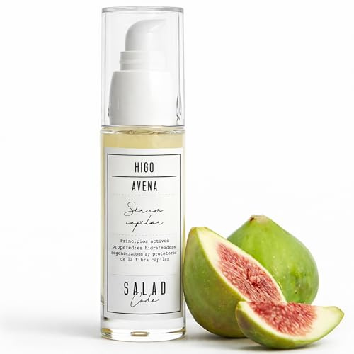 SALAD CODE Sérum Capilar 30 ml | +90% Natural | Higo y Ácido Hialurónico | Sin Aclarado | Puntas Abiertas y Rotura | Apto Keratina