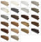 LEMAL Sockelleisten und Zubehör - PVC Fußleisten 65x23mm mit Kabelkanal - (8643 Holzoptik Erle dunkel, 2 Meter) Vinylboden Wandabschlussleisten