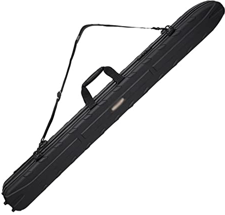 130CM-140CM Angeltasche Anti-Fall Angelrucksack Stoßfestes ABS-Material Köder Angelrutentasche (Color : Black, Size : 140CM)