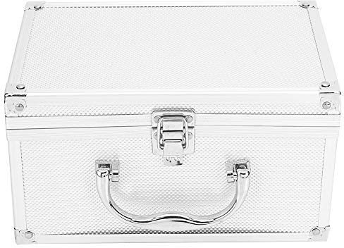 Yuecoom Aluminum Tool Box, Portable Aluminum Case, Portable Display Case, 230x150x125mm Small Carrying Jewelry Box Display Instrumentation Toolbox