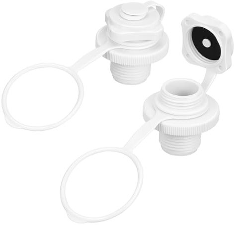 NAMOARLY Aufblasbare Boot Luftventile Spiralventile Für Luftmatratzen Schlauchboote Und Kajak Zubehör 2er Set