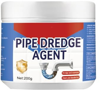 Déboucheur de canalisation, nettoyeur d'évier et de canalisation, puissant agent de dragage de tuyaux dissout les bouchons, gel de vidange à action rapide et robuste, nettoyeur de vidange de