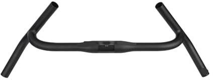 Generico Manubrio Carbon Modify Gravel H Big Flare Bar Cycle Cross Road MTB for Bici Bicicletta da Viaggio in Fibra(ZNIINO Logo 520mm)
