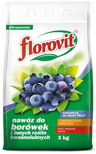 Concime per mirtilli e piante acidofile 3kg - fertilizzante NPK pianta mirtillo