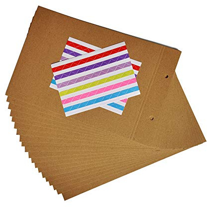 ZEEYUAN Scrapbook Papier 26x18cm, 40pcs / 80 Détails Supplémentaire Livre pour Album Scrapbook