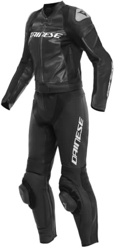 Dainese Mirage 2-Teiler Damen Motorrad Lederkombi, schwarz/weiß, 42