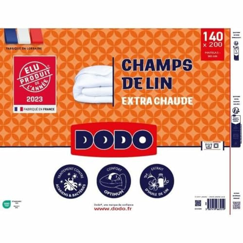 DODO Bettwäsche Champs de Lin 140 x 200 cm weiß 450 g/m²