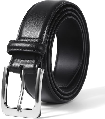 VATAN Men's Genuine Leather Dress Belts, Handmade Classic Every Day Leather Jeans Belt for Men Work Business Casual