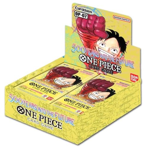 Bandai | One Piece Card Game: Booster Display - 500 Years in the Future (OP-07) | Trading Card Display | Ages 6+ | 2 Players | 20 Minutes Playing Time, BCL2724754