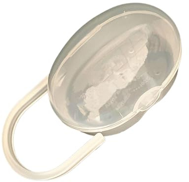 Scatola per ciuccio - Porta ciuccio da viaggio per bambino portatile per ciuccio | Protezioni igieniche per capezzoli per bambini, contenitore per ciuccio compatto regolabile per Reci, bianco