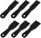 6 PCS Plastic Putty Plastic Paint Filler Scraper Black Flexible Putty Scrapers Wall Painting Spreader Used for Repairing Walls or Taping Drywall Spreading Painting Wall Scratching