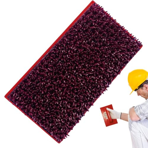 Brocha de Punteado | Cepillo Manual para Estucado de Techos - Herramienta Manual Rectangular con Empuñadura Antideslizante para Mejoras del Hogar en Arenisca de Paredes