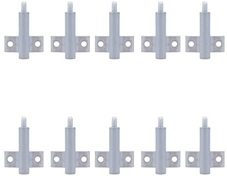 Jenngaoo 10Pcs Quiet Closer Damper Buffers, Wardrobe Stopers Soft Close Cabinet Door Buffer for Kitchen Cabinet Drawers Cupboards Doors