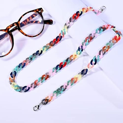 Couleur Acrylique Lunettes De Soleil Lunettes Chaîne pour Femmes Sangle Accrocher Spectacle Cordon Titulaire Lanières Été