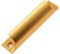 Türgriff aus Aluminiumlegierung, Schiebetür- und Fenstergriff, Möbelgriff (Farbe: goldfarben)