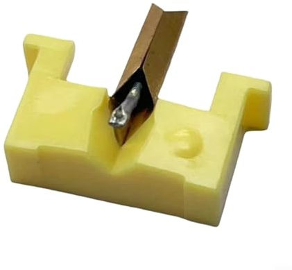 EpheyFIF Puntina di ricambio compatibile con cartucce Shure M70B N70B N72B M70EJ per giradischi in vinile sistema fonografo (giallo)
