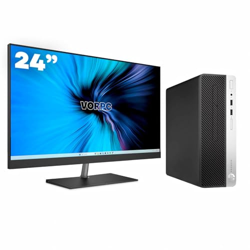 HP 400 G6 SFF / i5-9500 / 8GB DDR4 512GB M.2 NVMe Windows 11 con Monitor 24 (Reacondicionado)
