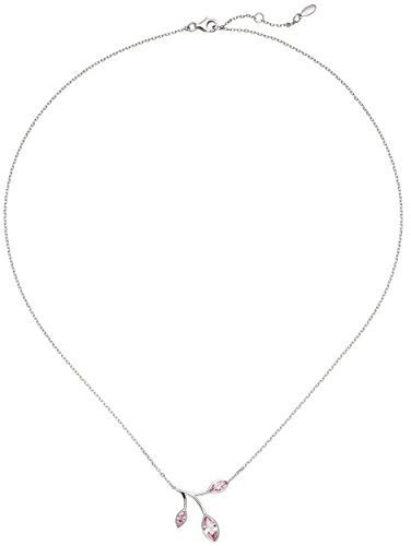 Jobo Damen-Halskette aus 925 Sterling Silber mit Zirkonia 45 cm