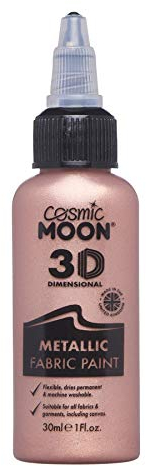 Cosmic Moon - Peinture Textile métallique - 30ml - Or Rose