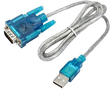 AKYGA AK-CO-02 - Adaptador USB A 2.0 a RS-232 DB9 D-Sub de 9 Pines, 1 m