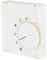 REV 0202890106 Radius, Abdeckung für Heizungsregler (Wechselkontakt), Bedienfeld Thermostat Heizung, Weiss