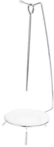 GRADENEVE Support à Brochettes En Acier Inoxydable Support Suspendu Pour Barbecue 2 Brochettes Pour Kebabs Et Grillades Facile à Nettoyer Et Réutilisable Accessoire Cuisine En Extérieur