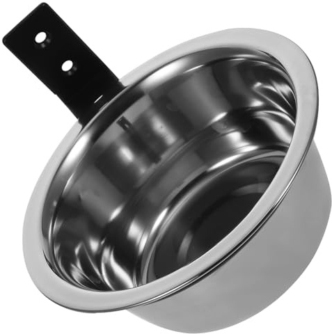 HOLIDYOYO Gamelle Chien Surélevée Murale Acier Inoxydable Set Multifonction pour Nourriture et Eau Bol et Facile à Nettoyer pour Chiots et Grands Chiens