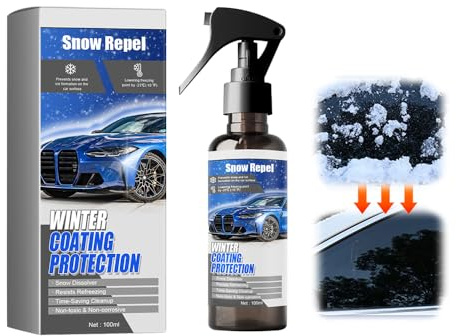 Windshield Deicer Spray for Car, Fast Acting Ice Remover & Fridge Defrosting Agent, Multi-Purpose Melting Spray for Winter Auto Care (1 PCS)