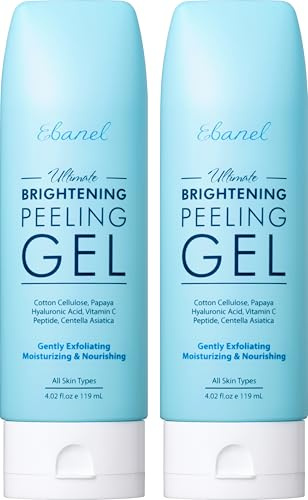 Ebanel Brightening Peeling Gel with Cellulose, Rice, Papaya, HA, Cica, 2PK