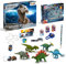 CRAZE DINOREX Spielzeug Adventskalender Kinder - Dino Adventskalender , Weihnachtskalender mit Dino Figuren und Schreibwaren-Zubehör