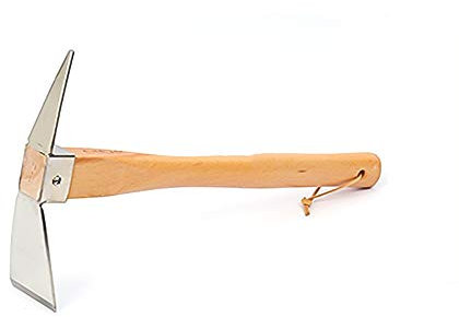 XMRISE Hoe Rake Hand Pointed Cultivator and Tiller Hoe Harrow Pick Pickaxe Mattock Gardening Picks Hoes Garden Weeding Tool,Hoe&pick