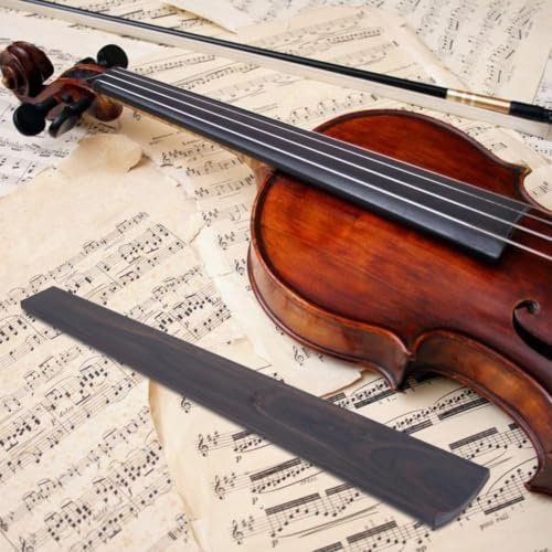 Touche de violon 4/4, 27cm/10.62 inch pièce de rechange en ébène pour violon 4/4 accessoires d'instruments de musique