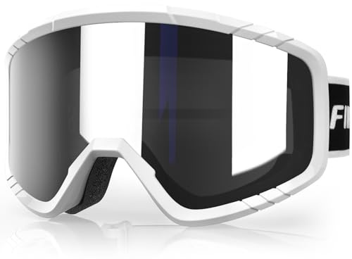 Findway Ski Goggles, Skiing Goggles For Snowboard Jet Snow, For Women Men Youth Teen OTG Over Helmet Compatible, Anti-fog 100% UV Protection, Anti-glare Ski Goggles
