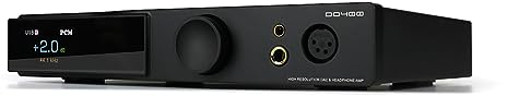 SMSL DO400 Full Balanced DAC Kopfhörer Amp ES9039MSPRO XMOS-XU316 USB MQA DAC Bluetooth 5.1 LDAC USB/AES/Optical/Koaxial/IIS Eingang 4.4mm/6.35mm/4-XLR Ausgangsverstärker mit Fernbedienung(Schwarz)
