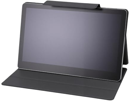 Jectse 11,6 Tums Ritplatta med Skärm Penna Display Grafikplatta 1366x768 HD 120% SRGB 16384 Trycknivåer 5080LPI Lutningsigenkänning med Stylus Touch Control för Design
