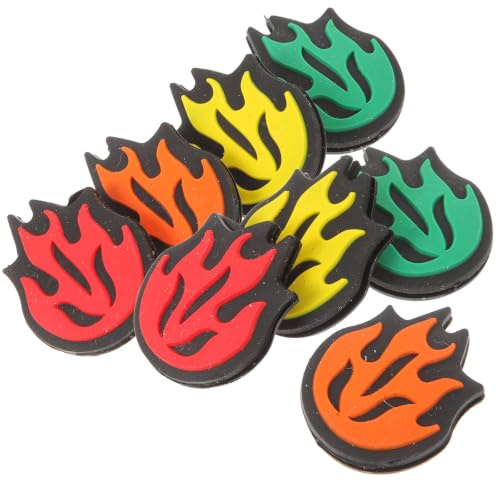 PLAFOPE Amortisseur de Vibrations pour Tennis, Lot de 8 en Silicone