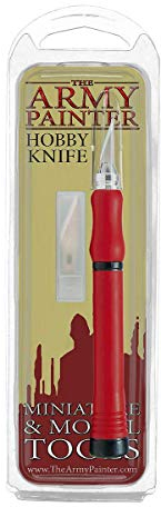 The Army Painter Hobby Messer X Acto Messer inkl. 5 Ersatzklingen mit Sicherheitsgriff für Pastik, Harz und Metall Tabletop Wargames Miniaturmodellierung