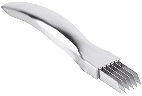 VOBOR Shred Silk The Knife, Coltello Multifunzionale per Cipolla Verde in Acciaio Inossidabile, Perfetto per Affettare Cipolle, Erba Cipollina e Porri, Gadget da Cucina Indispensabile