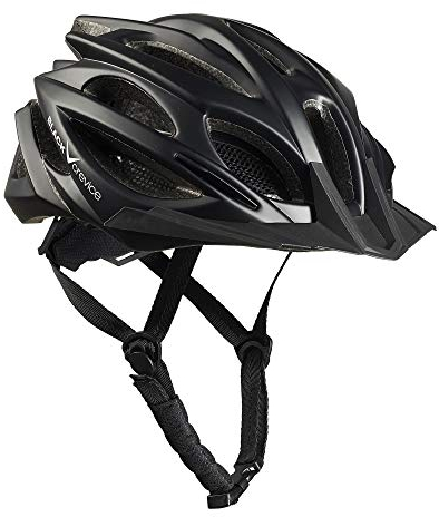 BLACK CREVICE Fahrradhelm Erwachsene I Fahrradhelm Herren & Damen I MTB-Helm I Radhelm Fahrrad-Helm I Größenverstellbar (schwarz, S/M (54-58 cm))…