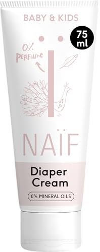 Naïf - Wundschutzcreme Baby & Kind - 0% Parfüm - Windelcreme - Zinksalbe - Mit Inhaltsstoffen auf natürlicher Basis - Wundcreme - 75ml