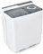 TANGZON Twin Tub Washing Machine, 10.5/8.5/4.5KG Portable Washer and Spin Dryer with Timer Control, Compact Washer for Camping Dorm Caravan RV, 7.5/6.5/3.5KG Washing 3/2/1KG Drying (8.5KG, Grey)