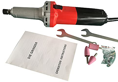 Geradschleifer, 6mm 600W Electric Straight Die Grinder Handheld Variable Speed Grinding Machine für Schneiden, Polieren, Stanzen