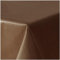 Wachstuchtischdecke Tischdecke abwaschbar PVC Plastik-Tischdecken Rund Oval Eckig Rechteckig Outdoor Wachs Gartentischdecke (Dunkelbraun Einfabig, Eckig 130x160cm)