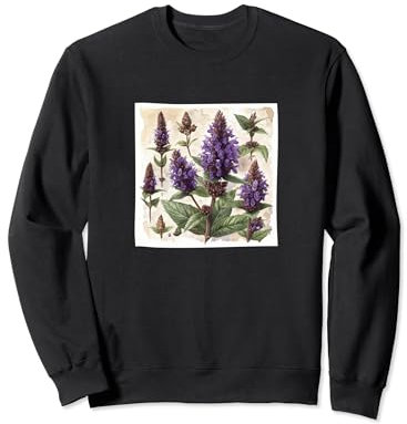Anise Hyssop Flower Cottagecore Graphic Sweatshirt
