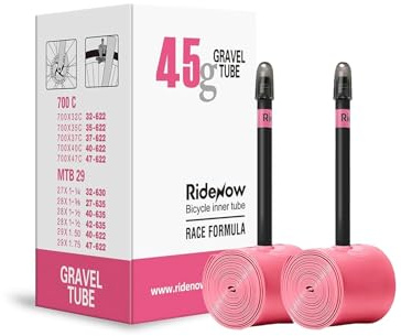 Lot de 2 Chambres à air TPU Ultra-légères 700×18–32C & 32–47C avec Valve Presta (Sclaverand) 45/65/85 mm – idéales pour vélo de Route & Gravel
